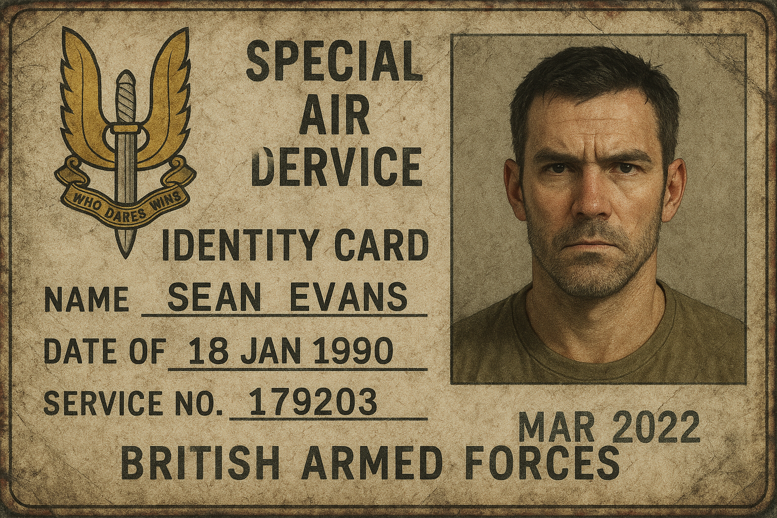 Military ID Sean Evans.png